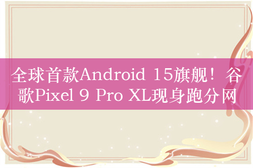 全球首款Android 15旗舰！谷歌Pixel 9 Pro XL现身跑分网站