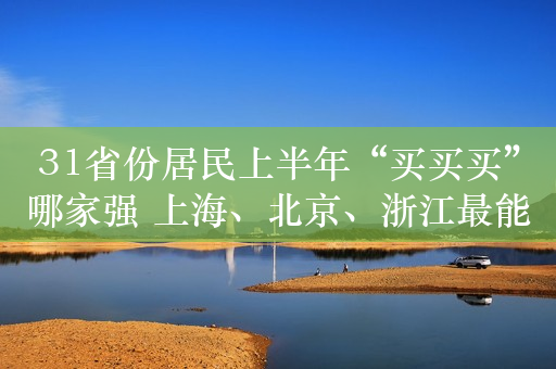 31省份居民上半年“买买买”哪家强 上海、北京、浙江最能买