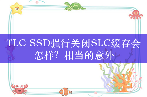 TLC SSD强行关闭SLC缓存会怎样？相当的意外