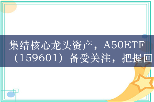 集结核心龙头资产，A50ETF（159601）备受关注，把握回调窗口期