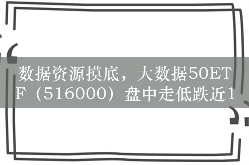 数据资源摸底，大数据50ETF（516000）盘中走低跌近1%，科华数据飘红