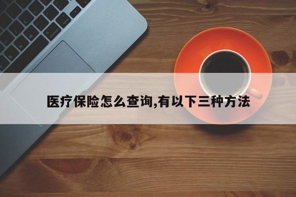 医疗保险怎么查询,有以下三种方法