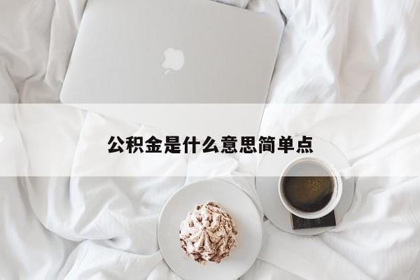 公积金是什么意思简单点