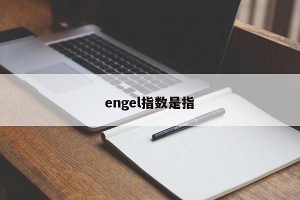 engel指数是指