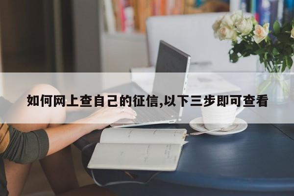 如何网上查自己的征信,以下三步即可查看